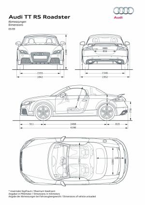 Audi TT RS Coupe 2009 года  (WW)